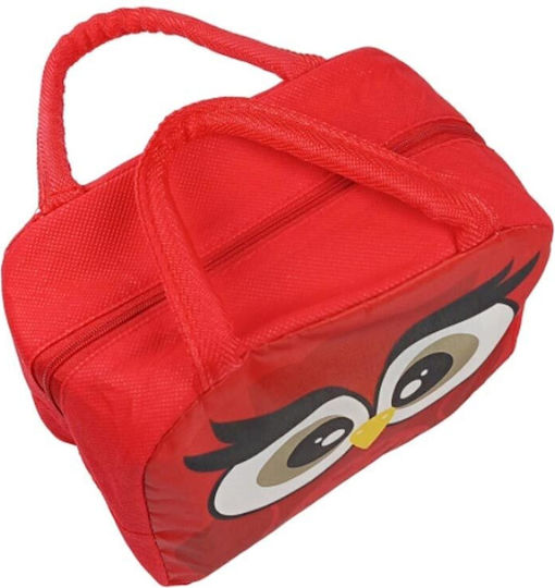 Amber School Insulated Handheld Lunch Bag 5.5L Red 19x14x23cm