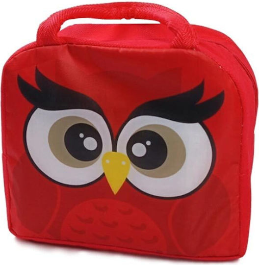 Amber School Insulated Handheld Lunch Bag 5.5L Red 19x14x23cm