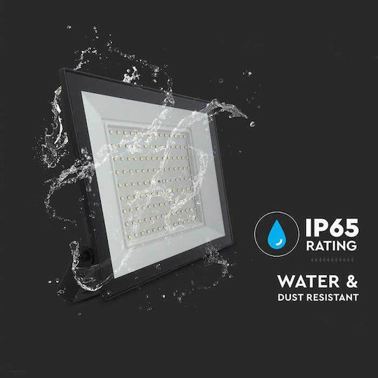 V-TAC Waterproof LED Floodlight 100W Cold White 6500K IP65
