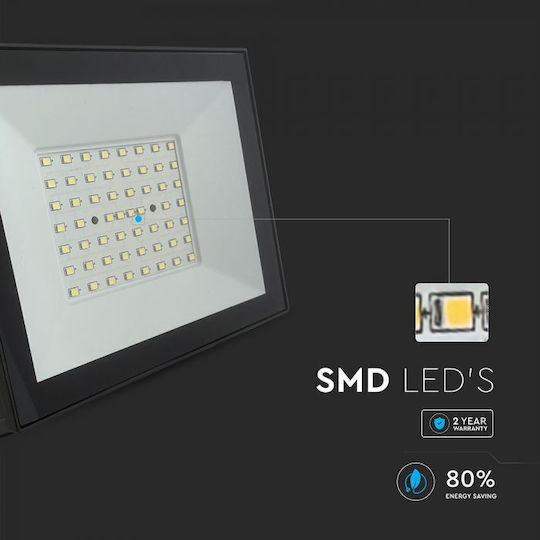 V-TAC Waterproof LED Floodlight 50W Natural White 4000K IP65