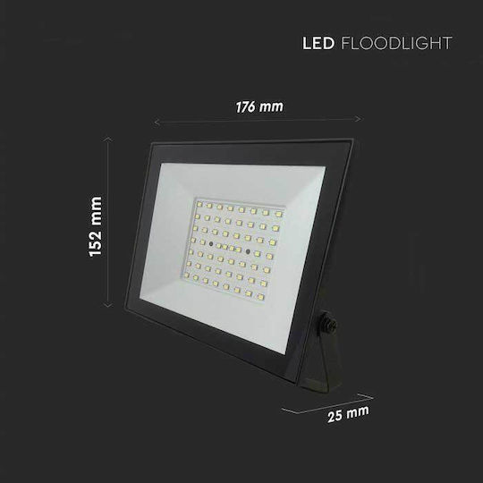 V-TAC Waterproof LED Floodlight 50W Natural White 4000K IP65