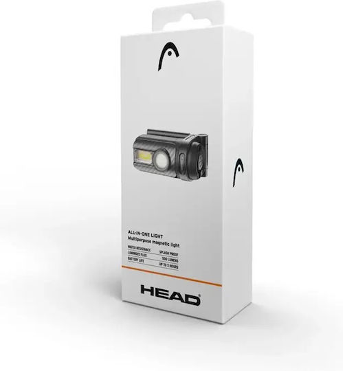 Head Wiederaufladbar Stirnlampe LED IPX4 mit maximaler Helligkeit 500lm Schwarz