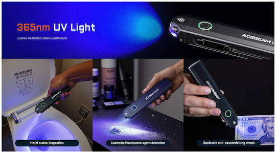 Acebeam Taschenlampe LED mit maximaler Helligkeit 1000lm