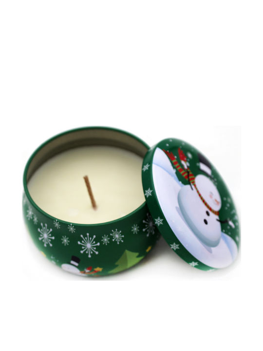 Christmas Metallic Candle 6x4cm (Μiscellaneous Colors)