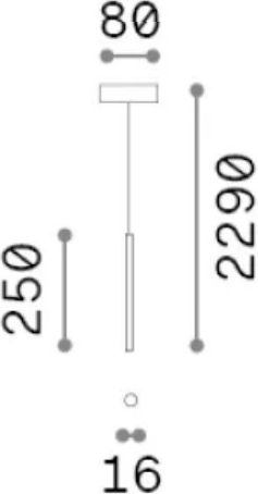 Ideal Lux Deckenleuchte Led 3000K Metallisch Oxidiert 25 cm Look Sp1 Rund D1 Ideal Lux Deckenleuchte Led 3000K Metallisch Oxidiert 25 cm Look Sp1 Rund D1