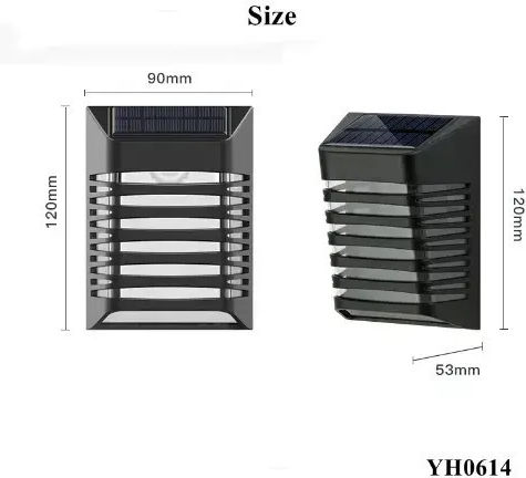 Universo Illuminazione Wall Mounted Solar Light 0.3W Cold White 6500K with Photocell IP54 9cmx12cmx5.3cmcm
