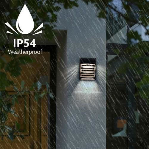 Universo Illuminazione Wall Mounted Solar Light 0.3W Cold White 6500K with Photocell IP54 9cmx12cmx5.3cmcm