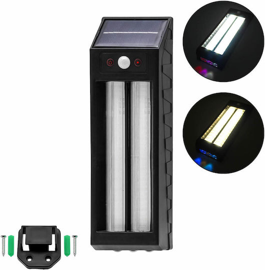 Wall Mounted Solar Light 18W RGB with Motion Sensor and Photocell