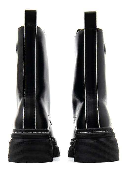 Annia Women's Ankle Boots Black/White