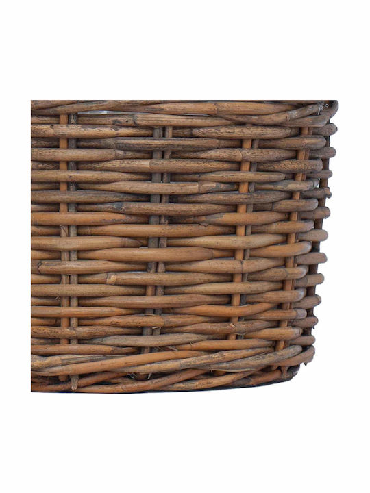 vidaXL Κασπώ Rattan Καφέ 2τμχ