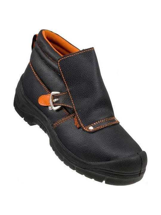 Ergo Boots Safety Black S1P with Certification P,(M)