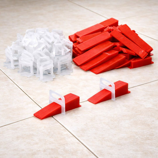 Pro Tile Leveling Kit 100 Clips 1.5 Mm 100 Wedges Included
