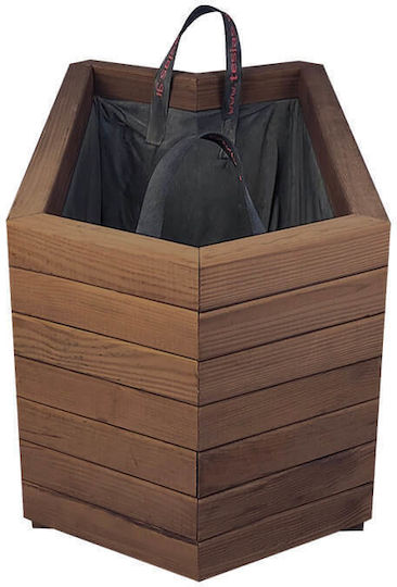 Tesias Planter Box Wooden Beige 36x87x36cm.