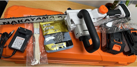 Nakayama EC1230 Battery Pruning Chainsaw 2x4Ah 21V 1.4kg with 30cm Blade