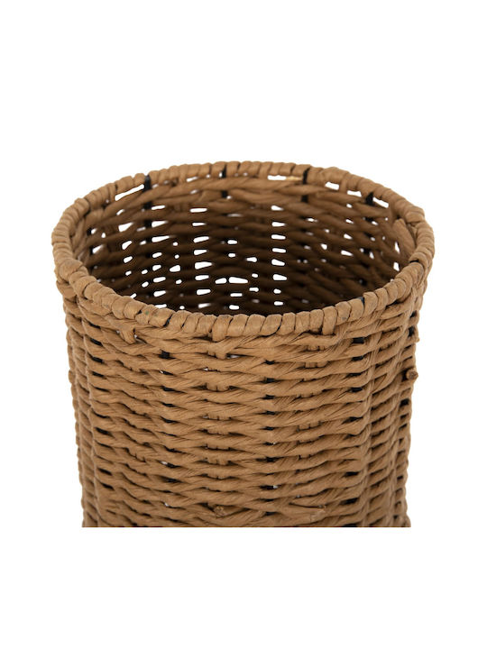 Μεταλλο-paper Rope Φωτιστικό Δαπέδου Υ120xΜ20εκ. με Ντουί για Λαμπτήρα E27 Μπεζ