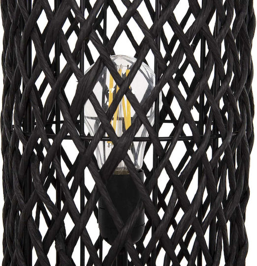 Metall-paper Rope Stehleuchte H120xB20cm. mit Fassung für Lampe E27 Beige
