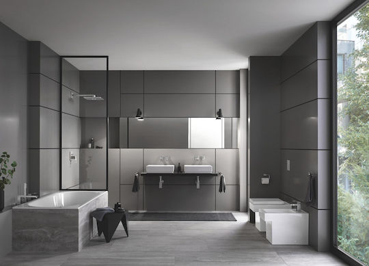Grohe Skate Cosmopolitan S Πλακέτα για Καζανάκια Διπλής Λειτουργίας Inox Polished Nickel Polished Nickel