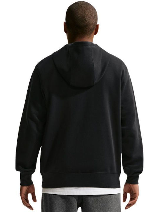 Hoodie Ζακέτα με Κουκούλα Black