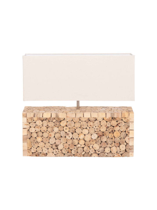 Freebox Table Lamp with White Shade