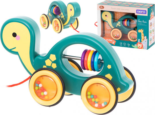 ikonka Ziehspielzeug aus Holz mit Sounds für 18++ Monate