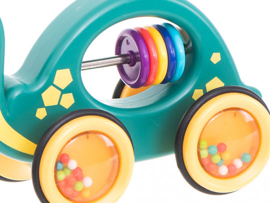 ikonka Ziehspielzeug aus Holz mit Sounds für 18++ Monate