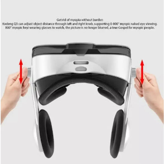 Andowl Q3F VR Headset for Mobiles from 4" to 6.4"