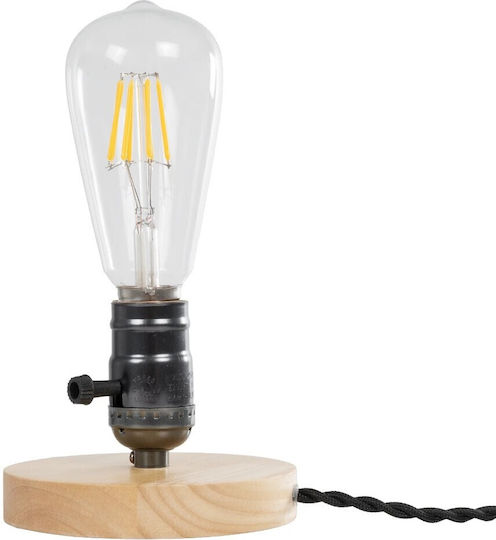 GloboStar Nox Dekorative Lampe mit Fassung für E27 Lampe Beige