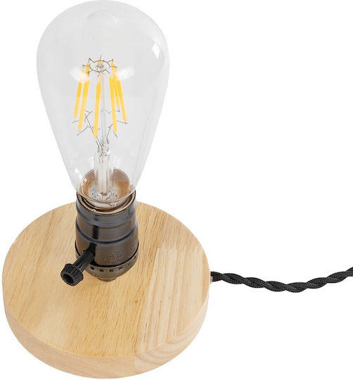 GloboStar Nox Dekorative Lampe mit Fassung für E27 Lampe Beige