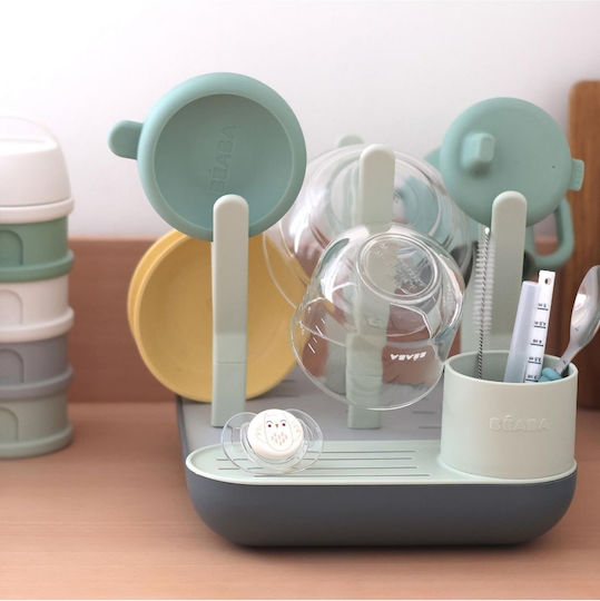 Beaba Drying Rack for Baby Bottles Greenς 1pcs