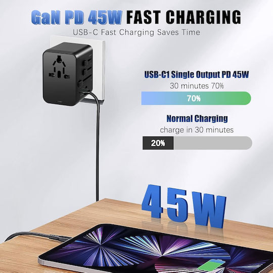 Încărcător Adaptor Priză din Anglia în Universal