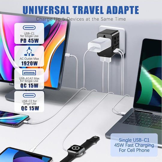 Încărcător Adaptor Priză din Anglia în Universal