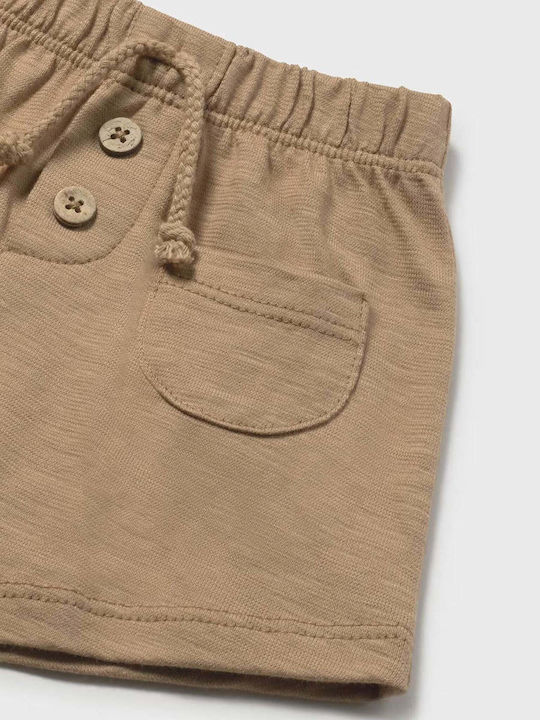 Șort/Salopetă Copii din Material Textil cafea