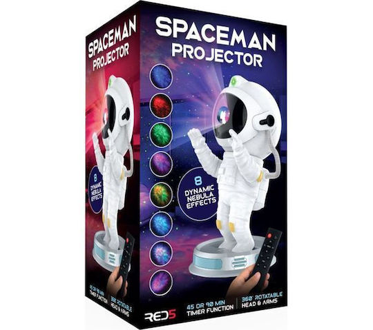 The Source Kids Table Lamp with Stars Projector Multicolour 21.5x14.2x11.8cm