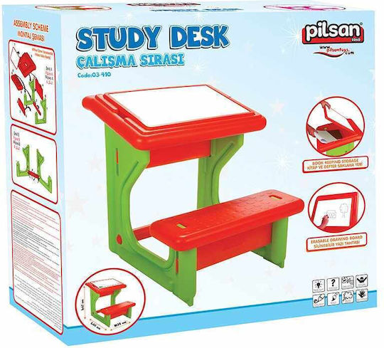 Birou pentru Copii pentru Desen din Plastic Roz Pilsan