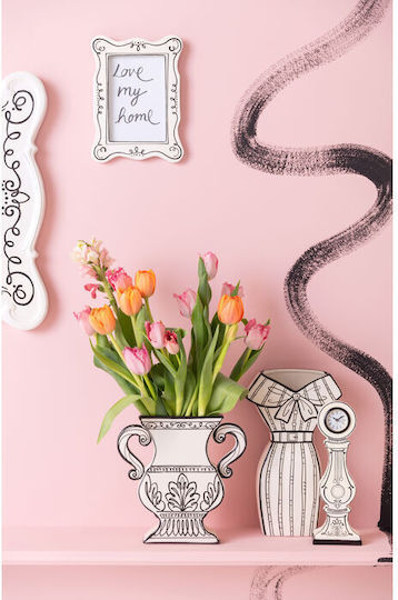 Kare Design Βάζο Γυάλινο Μαύρο 23xΥ23.5cm