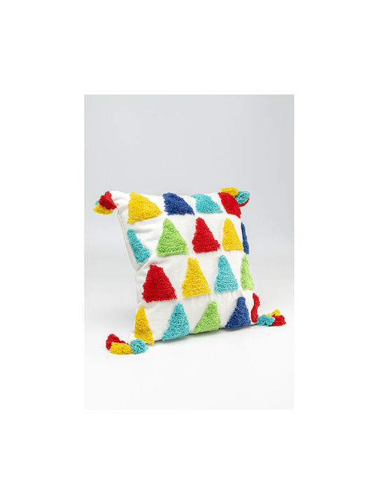 Kare Design Sofa-Kissen Dreiecke Bunt 45x45cm