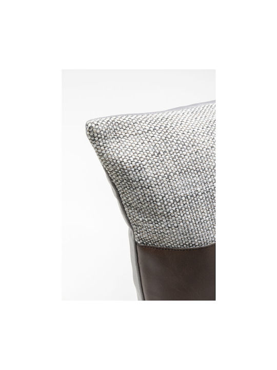 Kare Design Μαξιλάρι Καναπέ Vita Γκρι/καφέ 45x60εκ.