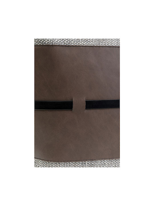Kare Design Μαξιλάρι Καναπέ Vita Γκρι/καφέ 45x60εκ.