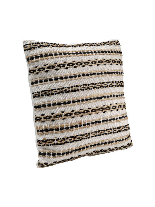 Kare Design Μαξιλάρι Καναπέ Loop Μαύρο 45x45εκ.