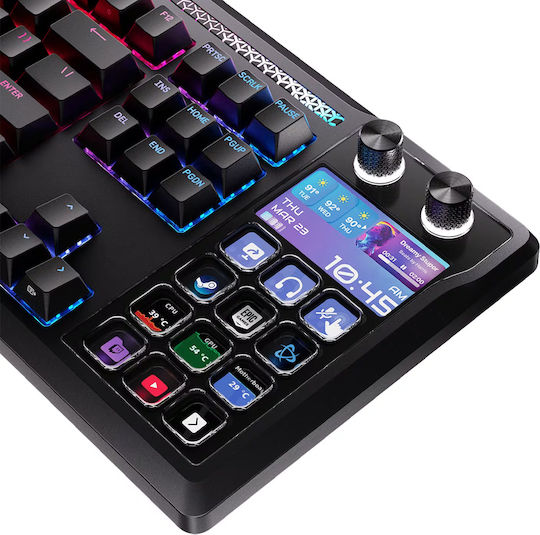Corsair Galleon 100 SD Gaming Μηχανικό Πληκτρολόγιο με Corsair MLX Pulse διακόπτες και RGB φωτισμό (Αγγλικό US)