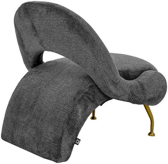 6654 Sessel Charcoal 80x86x81cm