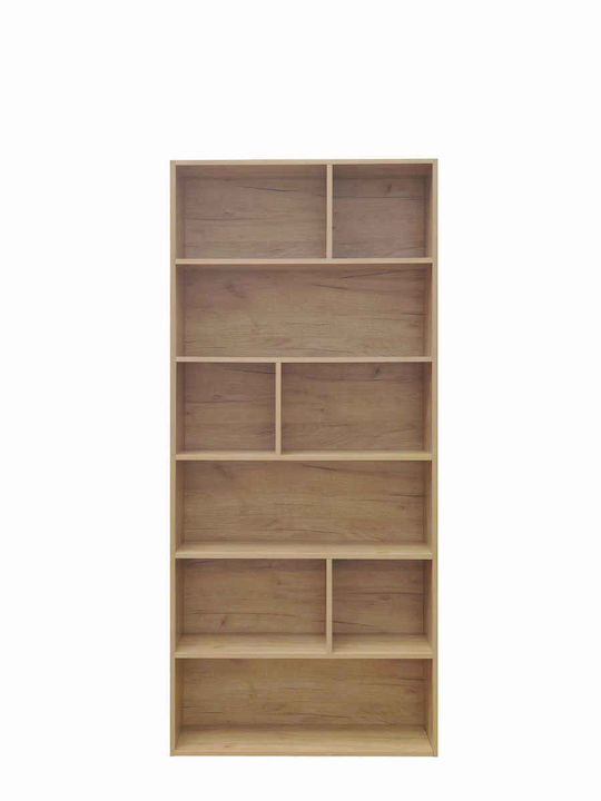 Bibliotecă Evergin Oak Shade 80x30x180cm