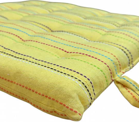 Linea Home Garden Chair Cushion N640 Yellow 40x40cm