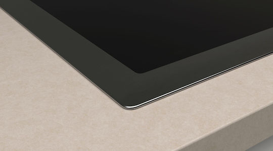 Pitsos Ceramic Cooktop With Frame Autonomous With Lock Mode 58.3x51.3cm