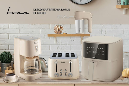 Fram Air Fryer 5.7lt Μπεζ FAF-B6CR17SQ