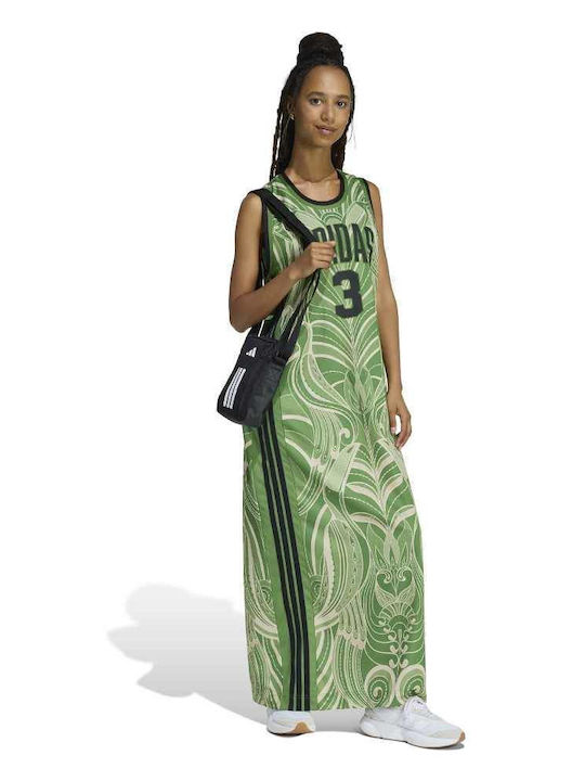 Maxi Athletic Dress Green