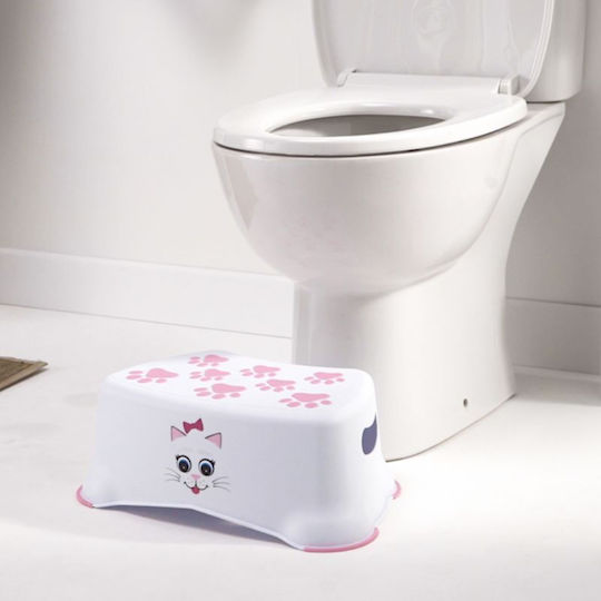 My Carry Potty Single Kids Step Stool Bathroom White