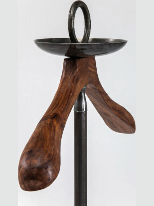 Kare Design Freistehender Kleiderständer Metallisch Schwarz 53.5x29x122cm