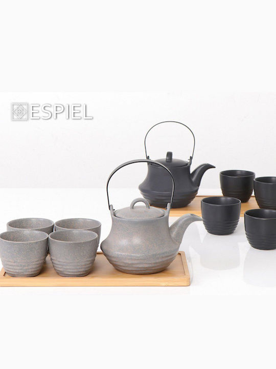 Espiel Teeset Keramik Gray 6Stück