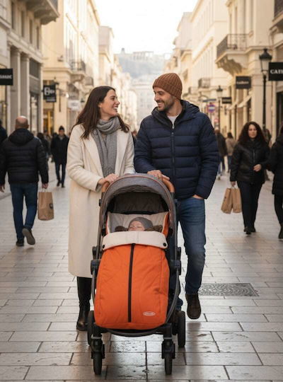 Graco Ποδόσακος Καροτσιού Πορτοκαλί με Fleece Επένδυση